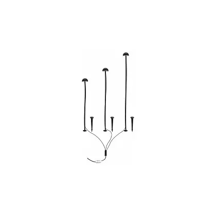 Наземный низкий светильник Arte Lamp MOTUS A1081PA-3BK