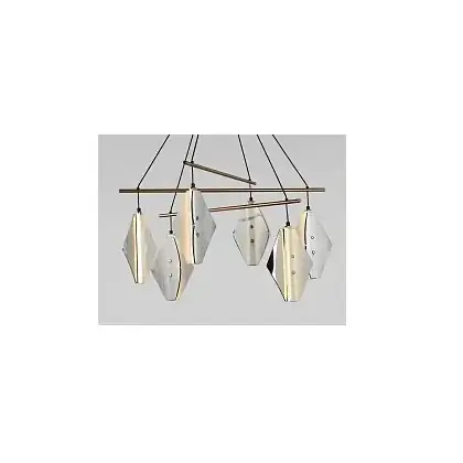 Подвесная люстра Eurosvet 301054 LED латунь