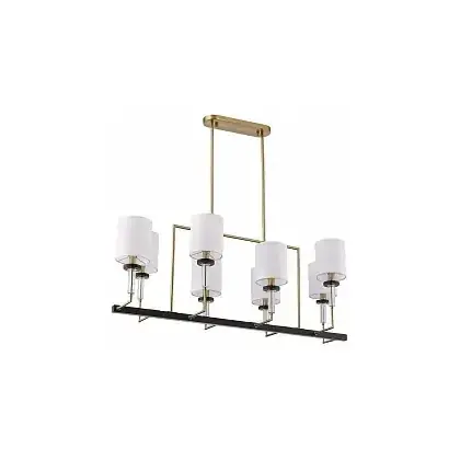Люстра на штанге ST-Luce BLACK+BRASS SL1404.338.08